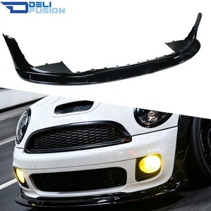 Alerón delantero para Mini Cooper JCW R55 R56 R57 R58 R59 2006-2013, estilo Challenge Ver2 (negro brillante) - Product Image 1