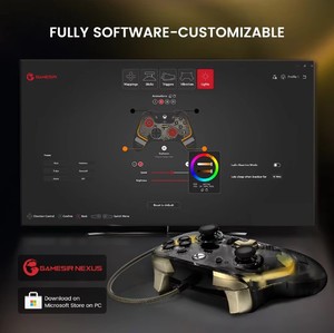 GameSir Kaleid Flux พร้อมไฟ RGB จอยสติ๊กแบบ Hall Effect โปร่งใส คอนโทรลเลอร์เกมแบบมีสายสำหรับ <span class=keywords><strong>Xbox</strong></span> <span class=keywords><strong>Game</strong></span> <span class=keywords><strong>Pass</strong></span> และ <span class=keywords><strong>PC</strong></span> - Product Image 4