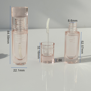 Nouveau <span class=keywords><strong>Tube</strong></span> de Rouge à Lèvres Liquide Rose Transparent 2026 à Faible MOQ, Vente en Gros, Tubes Vides de Gloss à Lèvres avec Pinceau, Marque Personnalisée - Product Image 5