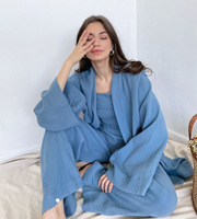 Peignoir de bain confortable, ultra doux, à séchage rapide, léger, pour hôtel, voyage, spa, plage, piscine et usage domestique