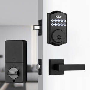 Blocco catenaccio elettrico fornitore tastiera senza chiave digitale serratura della porta anteriore impermeabile in lega di alluminio Smart catenaccio serrature - Product Image 1