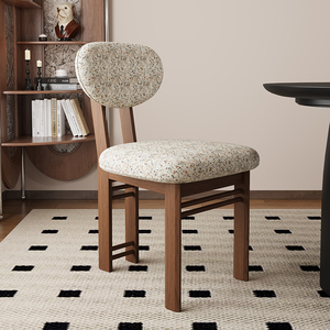 <span class=keywords><strong>Chaise</strong></span> de salle à manger en bois massif au design <span class=keywords><strong>scandinave</strong></span> rembourrée pour la maison, l'hôtel, la salle de sport-Construction de tenon à mortaise - Product Image 1