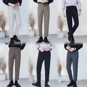 <span class=keywords><strong>Pantalon</strong></span> <span class=keywords><strong>de</strong></span> <span class=keywords><strong>Costume</strong></span> Homme Slim <span class=keywords><strong>Fit</strong></span> Élastique Style Business Décontracté Printemps-Été – Vente en Gros à Prix Bas - Product Image 2
