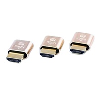 Dtech Émulateur d'Affichage 4K HDMI de Haute Qualité, Fictif, Moniteur Fantôme, Dongle sans Tête, OEM ODM