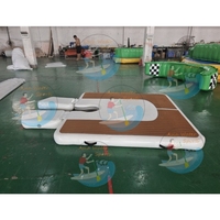 Dock gonflable robuste pour Efoil avec système de verrouillage, station de stockage flottante étanche pour yacht et plage