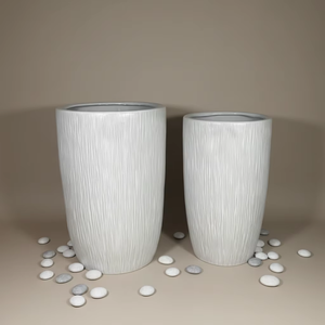 Ensemble de 2 pots de fleurs en céramique émaillée de grande taille, modernes <span class=keywords><strong>et</strong></span> populaires, pour l'extérieur, nouvelle arrivée pour la maison <span class=keywords><strong>et</strong></span> le jardin des centres commerciaux - Product Image 1