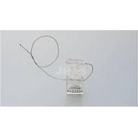 Jhas CL-101 Scellé à 4 points de verrouillage pré-imprimé et pré-numéroté Achor Push Fit, en plastique transparent, acier galvanisé et acier inoxydable, 21 x 17 x 7