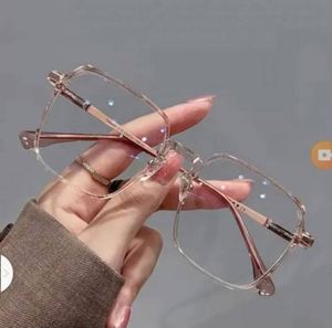 2023 Custom Logo Tr90 Anti Blue Light Computer <b>Glasses</b> Frames Wholesale Manufacturer Square Women's Punk Style Animal - Product Image 1
