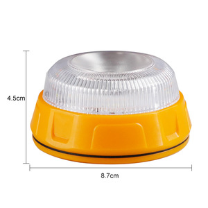 Moons Been – lumière d'avertissement de circulation, LED jaune, clignotante, lumière d'urgence pour voiture, support magnétique, DC 12V - Product Image 3