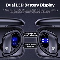 Auriculares Bluetooth T16 TWS con Gancho para la Oreja, HiFi, con Certificación CE, FCC y RoHS, para Compras en Línea en Alibaba, Auriculares Inalámbricos con Cancelación de Ruido