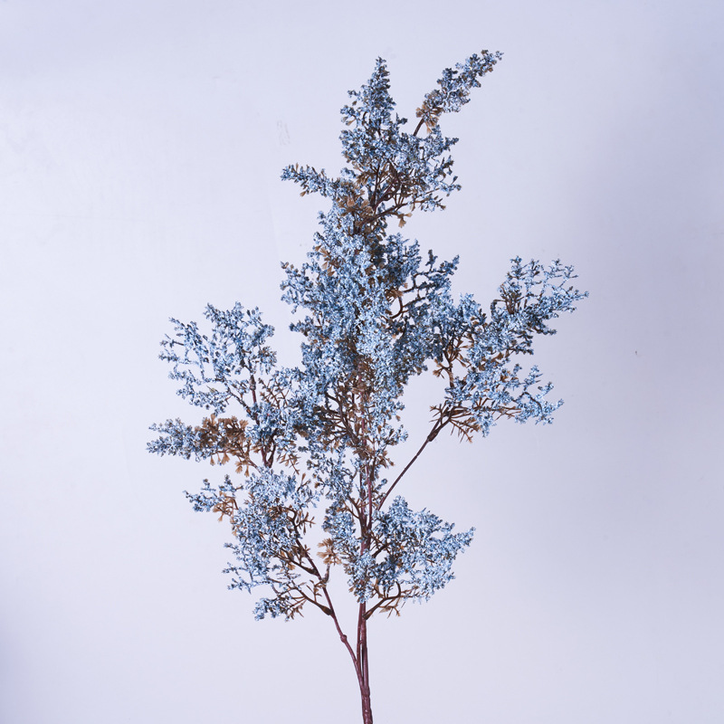 Oil painting withered branches-haze blue