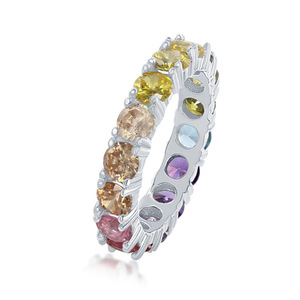 Anello Elegante Stile Gemma Colorata per Donne - Product Image 6