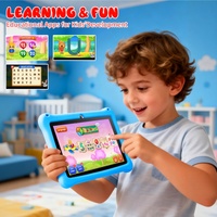 Tablet PC B96 para Niños, Nuevo Modelo en Stock para Venta al por Mayor, 7 Pulgadas, WiFi, 4 Núcleos, 128 GB de Memoria, Máquina de Aprendizaje y Tutoría, Npad Infantil