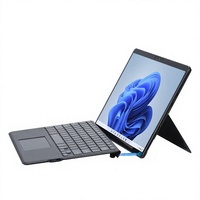 Clavier sans fil rétroéclairé de haute qualité pour Microsoft Surface Pro 8/Pro X avec support pour stylet USB, nouveau pour ordinateur portable/tablette
