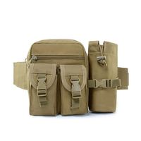 Sac de poche Molle BEARKY Designer en gros, logo personnalisé, étanche, pour le camping, la randonnée, sac tactique, ceinture avec porte-bouteille