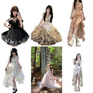 ชุดเดรสราคาถูกสำหรับฤดูร้อน เสื้อผ้า<span class=keywords><strong>แฟ</strong></span>ชั่นผู้หญิง ชุดลำลองอเนกประสงค์ ขายส่งชุดเดรสสไตล์สาวเปรี้ยว - Product Image 1