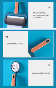 Rodillo Quitapelusas Portátil Reutilizable de Liberación Rápida y Ecológico de PP con 55 Hojas (10 cm) para Ropa - Uso Manual - Product Image 6