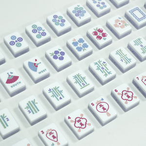 <span class=keywords><strong>Mahjong</strong></span> <span class=keywords><strong>en</strong></span> acrylique personnalisé directement de l'usine - Tuiles de <span class=keywords><strong>mahjong</strong></span> de style américain moderne, couleur/motif/taille personnalisables - Product Image 2