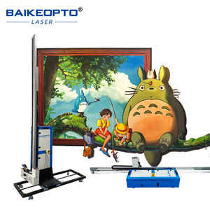 Baikeopto 2 en 1 <span class=keywords><strong>peintre</strong></span> de sol mural CMYKW jet d'encre impression UV machine de peinture au sol 3D - Product Image 1