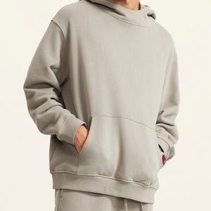 Customize Design Technical Fabric Pure Color Oversize Unisex Hoodie <b>Tech</b> Fleece High Quality Winter 100% Cotton Eco-Friendly - Product Image 3