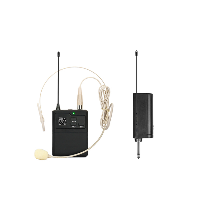 Long-range waist pack UHF Condenser Microphone wireless microphone for karaoke concerts, church gatherings speeches stages