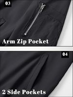 Blouson bomber léger pour homme, col montant, décontracté, printemps-automne, coupe-vent, imperméable, fermeture éclair avec poche