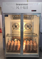 Armoire de séchage à l'air à trois portes Système intelligent à température constante à double porte Rôtissoire à porc et à oie de canard