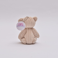 2024 nouveaux fabricants de produits personnalisés ours en peluche mignon moelleux avec petite fleur porte-clés jouet en peluche peluche poupée cadeau