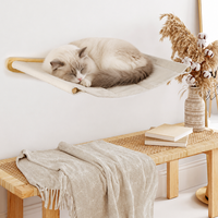 Lit pour chat Ropecube moderne - Tissu en coton durable et écologique, pliable et portable pour la maison, le bureau et l'appartement