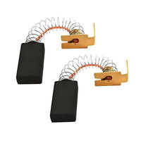 HUAYU 2 pièces FF10-10 Balais de charbon pour moteur de perceuse électrique, haute qualité, résistants à l'usure, à faible étincelage, pour outils électriques