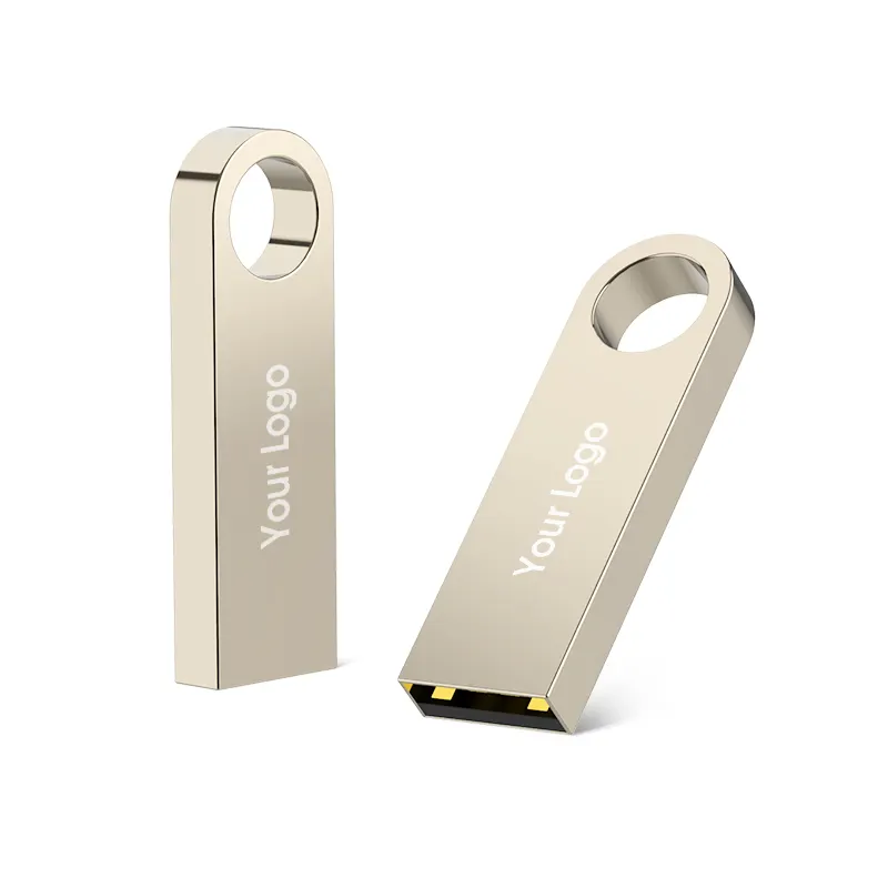 Individuelle 1 GB 2 GB 4 GB 8 GB 16 GB Metall-USB-Stick stiftförmige USB-Flash-Laufwerke USB 2.0 3.0 für Werbung