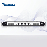 Amplificateur de puissance numérique à tension constante Thinuna DA-4300H EU 1U Rack Mount 300W 4 canaux 70V/100V Classe D pour système PA