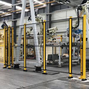 산업 안전 펜싱 격자 게이트 기계 보호 제품 강화 보안 용접 와이어 메쉬 3D 모델링 서비스 열 - Product Image 4