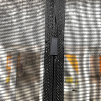 Moustiquaire magnétique moderne pour portes et fenêtres, tailles personnalisées, légère, durable, certifiée CE, polyester à suspendre, installation facile