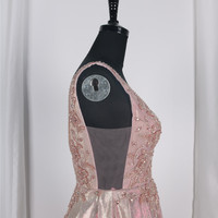 Robe de soirée en tissu brillant de perles, vêtements pour filles, bal d'anniversaire, à dos nu, brillante, nouvelle collection, 2020