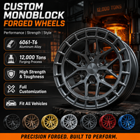 Jantes forgées GW A6061-T6 robustes 6x139.7 5x150 5x112 5x120 Anthracite mat pour GMC Sierra Chevy Silverado Toyota Tundra TRD