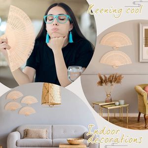 Abanico de Mano de Madera Personalizado con Texto para Recuerdos de Boda, Regalos al por Mayor para Fiestas - Product Image 6