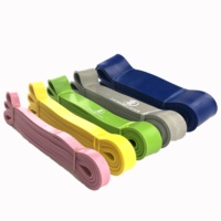 Bandas de bucle de resistencia para ejercicio, bandas de resistencia para tirar hacia arriba y bandas de fuerza, bandas de resistencia con color y logotipo de ejercicio personalizados