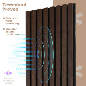 EAZART Akuslat Custom Home Decor <strong>Led</strong> Painel Fluted Pet <strong>Led</strong> Wood <strong>Wall</strong> Slat Ceiling <strong>Panels</strong> Slats <strong>LED</strong> <strong>Light</strong> Acoustic <strong>Panels</strong> For Hotel - Product Image 3
