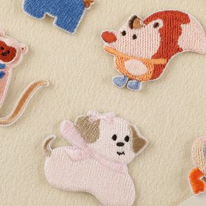 Self Sticker Cute Animal <b>Elephant</b> Cat zebra Goose Dog fox Monkey Patches for Phoce case Cup Decoration - Product Image 4