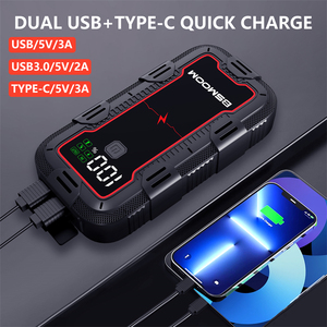 Démarreur de Voiture et Moto Multifonction en Gros 26800mAh avec Batterie Externe, Éclairage LED, Courant de Pointe 6000A et Écran Numérique - Product Image 5