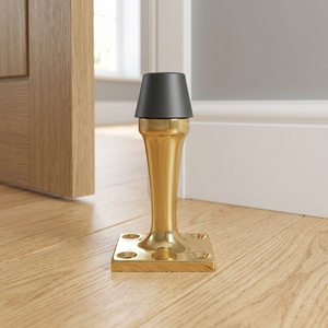 Butée de porte en laiton massif de qualité supérieure, robuste, à fixation au sol, pour maison, bureau, hôtel, disponible à bon prix - Product Image 4