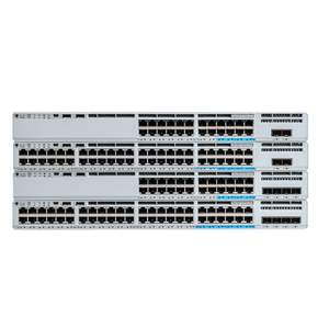 Commutateur réseau série C9300-24T-E, compatible PoE et QoS, routeur industriel Ethernet à fibre optique en stock - Product Image 4