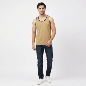 Dernier design personnalisé, débardeur de sport respirant et grande taille pour homme, service OEM, débardeur sans manches pour l'entraînement - Product Image 1