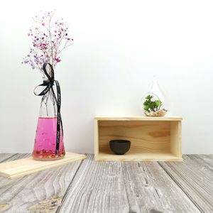 Wooden Storage Box Rectangular Pine Wood <b>Pull</b> <b>Out</b> Box General Packaging Standing Type Customizable Size - Product Image 2