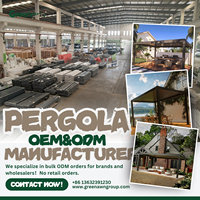 Pergola en aluminium à toit à lames orientables, revêtement poudré, pour extérieur, gazebo, auvent, jardin, fournisseur