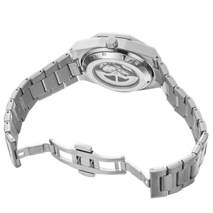 Orologio Meccanico Automatico da Uomo con Scala Numerica Araba Orientale 375, Cinturino <span class=keywords><strong>in</strong></span> <span class=keywords><strong>Acciaio</strong></span> Inossidabile, Impermeabile 3BAR, Regalo Aziendale - Product Image 6