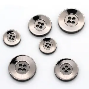 4 Holes Alloy Sewing Buttons High-Quality Wholesale Metal Hand Sewing Button for T-shit Jeans and Men Short jeans