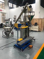 Machine d'ensachage verticale à vis sans fin pour poudres sèches (farine, produits chimiques, thé, détergent) de 500g à 50kg, contrôlée par PLC et entraînée par un moteur