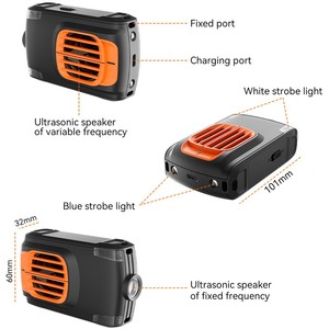 Thiết bị đuổi chuột siêu âm mới nhất 2024, đuổi động vật dưới capo xe, sạc bằng cáp USB, giữ chuột, gián tránh xa xe - Product Image 2